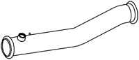 Tubo de escape DINEX 21537