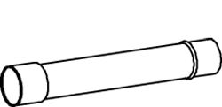 Tubo de escape DINEX 69158
