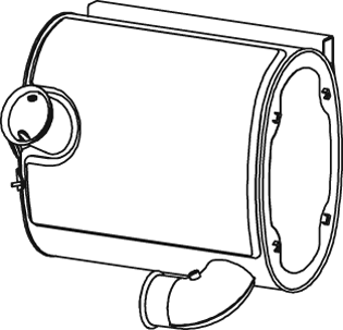 Silenciador posterior DINEX 80473