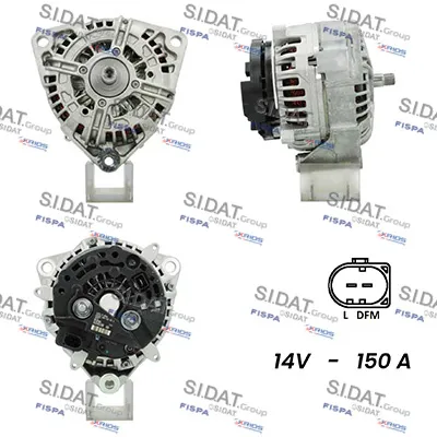 Alternador SIDAT A12BH0279A2