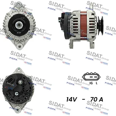 Alternador SIDAT A12BH0884