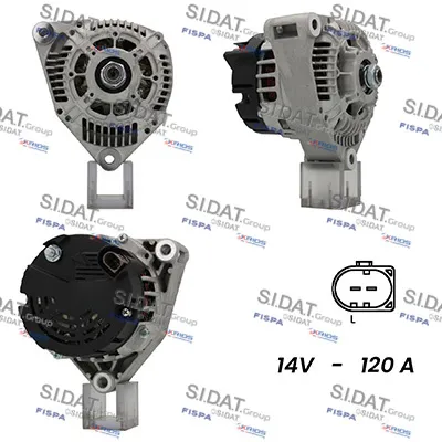 Alternador SIDAT A12VA0567A2