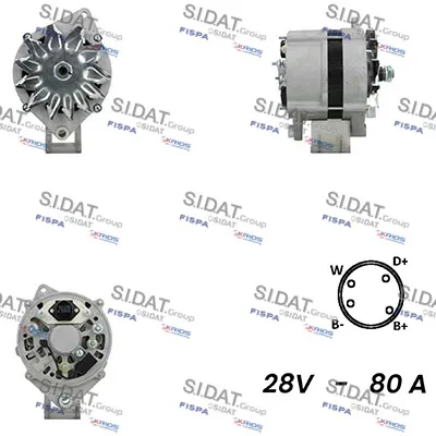 Alternador SIDAT A24BH0061A2
