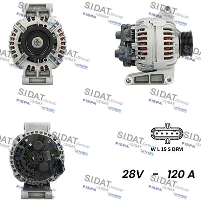 Alternador SIDAT A24BH0101