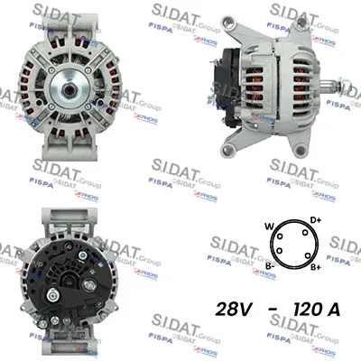 Alternador SIDAT A24BH0126A2