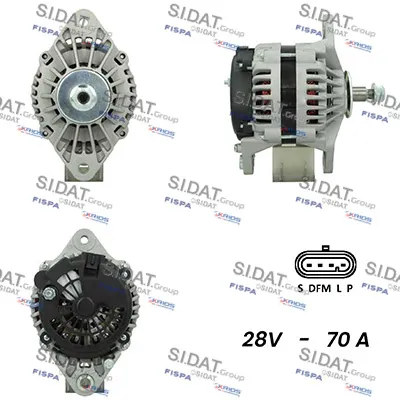 Alternador SIDAT A24DR0075