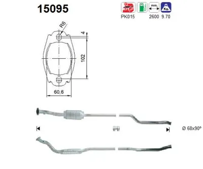 Catalizador Citroën XANTIA · Citroën XANTIA Break
