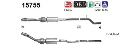 Catalizador Citroën C5 I · Citroën C5 I Break