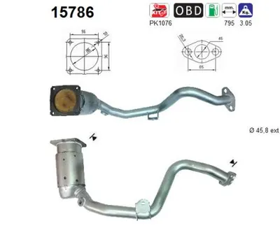 Catalizador Peugeot 306 Hatchback · Peugeot 306 · Citroën BERLINGO / BERLINGO FIRST Box Body/MPV