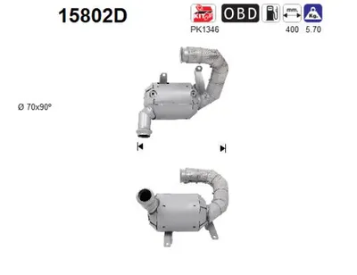 Catalizador Peugeot 5008 · Peugeot 3008 I MPV · Citroën C4 PICASSO II