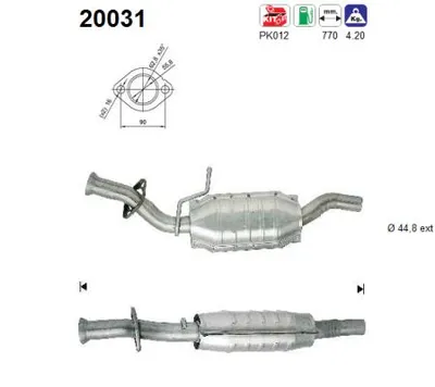 Catalizador Ford FIESTA III · Ford FIESTA Box Body/MPV