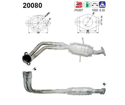 Catalizador Ford MONDEO I · Ford MONDEO I Saloon · Ford MONDEO I Turnier