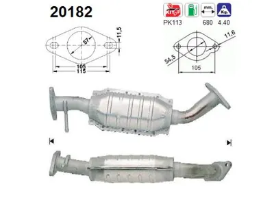 Catalizador Ford MONDEO II · Ford MONDEO II Saloon · Ford MONDEO II Turnier