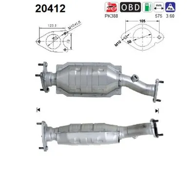 Catalizador Ford MONDEO III Saloon · Ford MONDEO III · Ford MONDEO III Turnier