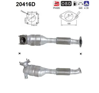 Catalizador Ford TRANSIT CONNECT