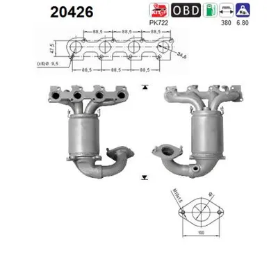 Catalizador Ford FIESTA V · Ford FIESTA V Van