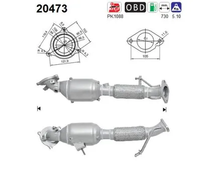 Catalizador Ford S-MAX · Ford GALAXY II · Ford MONDEO IV