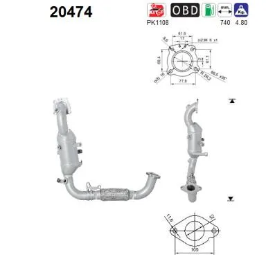 Catalizador Ford FOCUS III · Ford FOCUS III Turnier · Ford FOCUS III Saloon