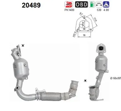 Catalizador Ford FIESTA VII