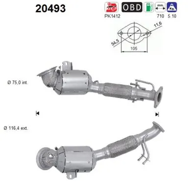 Catalizador Ford FOCUS IV · Ford FOCUS IV Turnier · Ford FOCUS IV Saloon