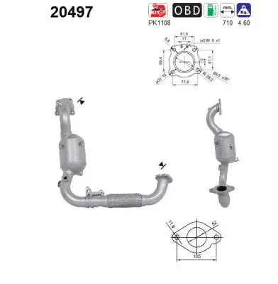 Catalizador Ford FOCUS III · Ford FOCUS III Turnier · Ford FOCUS III Saloon