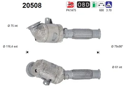 Catalizador Ford FIESTA VII · Ford PUMA