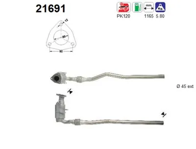 Catalizador Opel CORSA B · Vauxhall CORSA Mk I