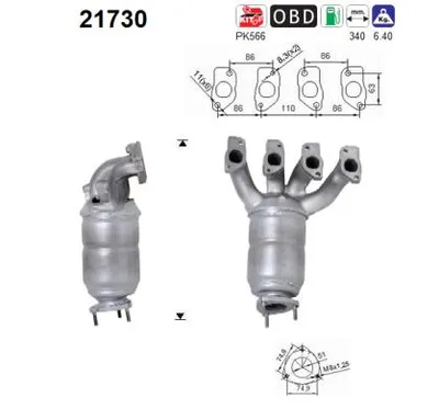 Catalizador Opel ASTRA G Hatchback · Opel ASTRA G Saloon · Opel ASTRA G Estate