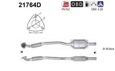 Catalizador Opel ASTRA H · Opel ASTRA H Estate · Opel ASTRA H GTC