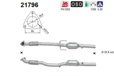 Catalizador Opel CORSA D · Vauxhall CORSA Mk III