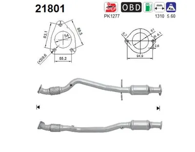 Catalizador Opel INSIGNIA A · Opel INSIGNIA A Saloon · Vauxhall INSIGNIA Mk I Hatchback