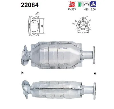 Catalizador Honda CIVIC V Coupe