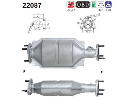 Catalizador Honda ACCORD VI · Honda ACCORD VI Hatchback