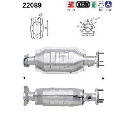 Catalizador Honda CR-V I