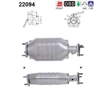 Catalizador Honda ACCORD VI · Honda ACCORD VI Coupe · Honda ACCORD VI Hatchback
