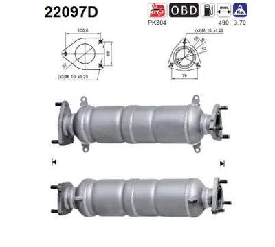 Catalizador Honda ACCORD VII · Honda ACCORD VII Tourer · Honda FR-V