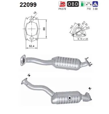Catalizador Honda CIVIC VIII Hatchback