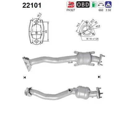 Catalizador Honda JAZZ III · Honda CITY V Saloon