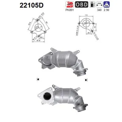 Catalizador Honda CR-V III