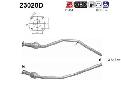 Catalizador Chrysler VOYAGER IV · Chrysler VOYAGER / GRAND VOYAGER IV