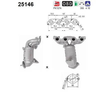 Catalizador Kia RIO IV · Kia PICANTO III · Kia STONIC