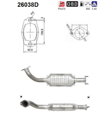 Catalizador Mitsubishi PAJERO III Canvas Top