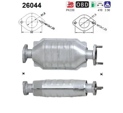 Catalizador Mitsubishi CARISMA · Mitsubishi CARISMA Saloon · Mitsubishi SPACE STAR MPV