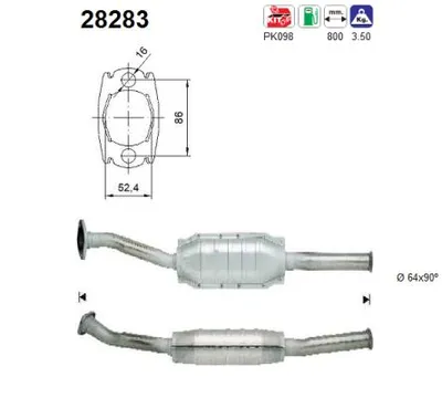 Catalizador Peugeot 306 Hatchback · Peugeot 306 · Citroën BERLINGO / BERLINGO FIRST Box Body/MPV