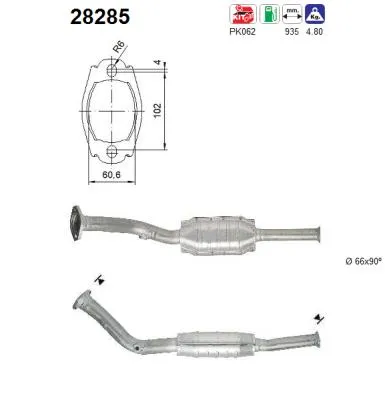 Catalizador Peugeot 306 Hatchback · Peugeot 306 · Peugeot 306 Break