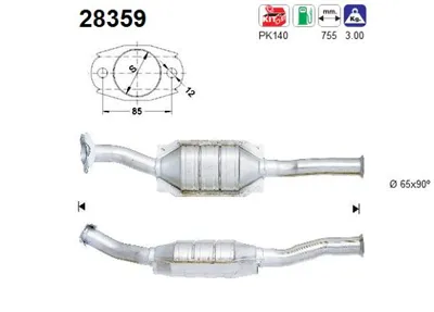 Catalizador Peugeot 306 Hatchback · Peugeot 306 · Citroën BERLINGO / BERLINGO FIRST Box Body/MPV