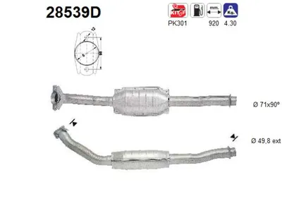 Catalizador Peugeot 306 Hatchback · Peugeot 306 · Peugeot 306 Break