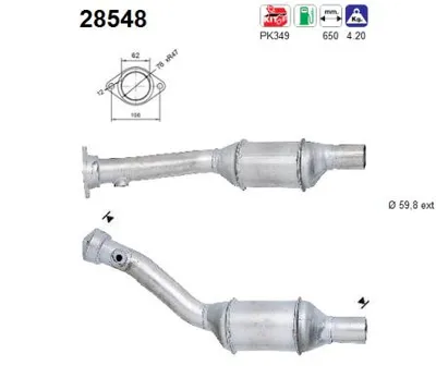Catalizador Peugeot 206 Hatchback