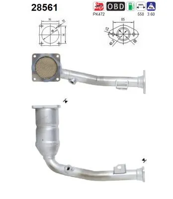 Catalizador Peugeot 106 II