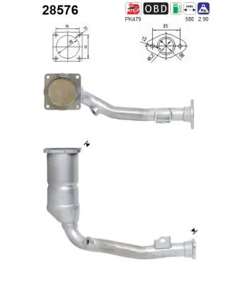 Catalizador Citroën SAXO · Peugeot 106 II